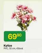 Kytice PVC, 32 cm, růžová 