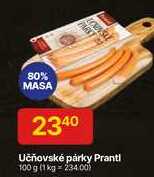 Učňovské párky Prantl 100 g
