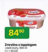 Zmrzlina s toppingem 900 ml 