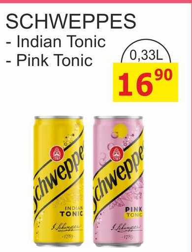 Schweppes Indian tonic 0,33l