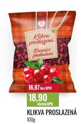 KLIKVA PROSLAZENÁ 100g 