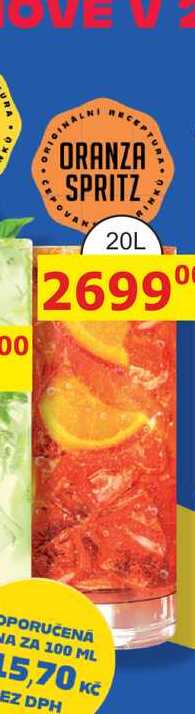 ORANZA SPRITZ 20L 