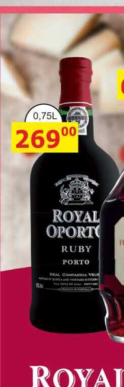 Royal Oporto Porto Ruby 0,75l 19%