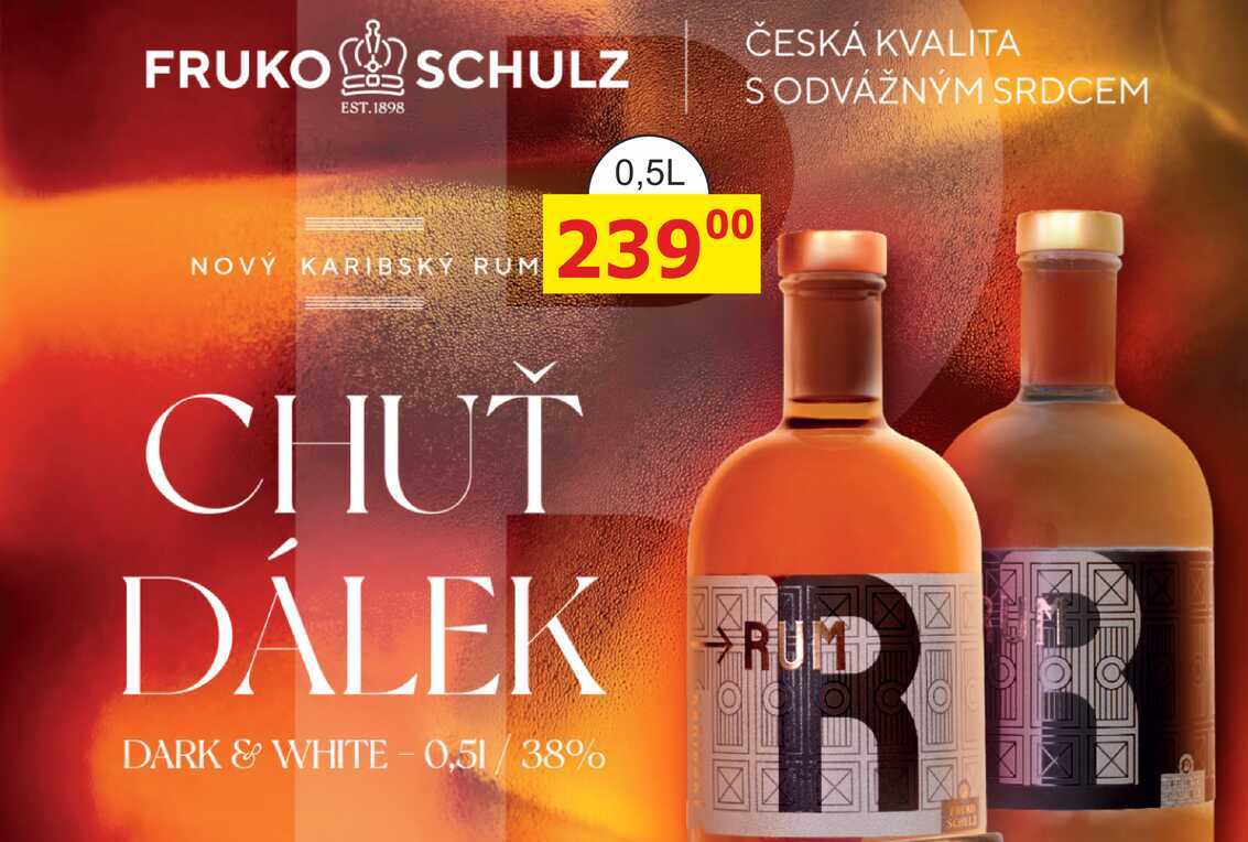 FRUKO SCHULZ EST.1898 KARIBSKY RUM 0,5L 