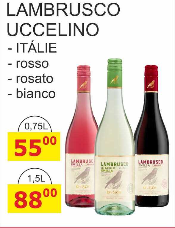 LAMBRUSCO UCCELINO 1,5L 