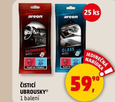 ČISTICÍ UBROUSKY, 1 balení 