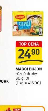 MAGGI BUJON různé druhy 60 g
