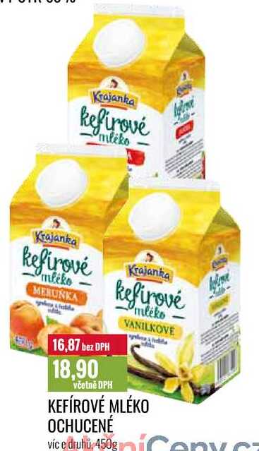 KEFÍROVÉ MLÉKO OCHUCENÉ 450g 