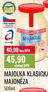 MAJOLKA KLASICKÁ MAJONÉZA 500ml 