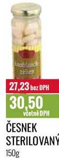 ČESNEK STERILOVANY 150g
