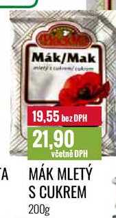 MÁK MLETÝ S CUKREM 200g 