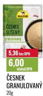 ČESNEK GRANULOVANÝ 20g 