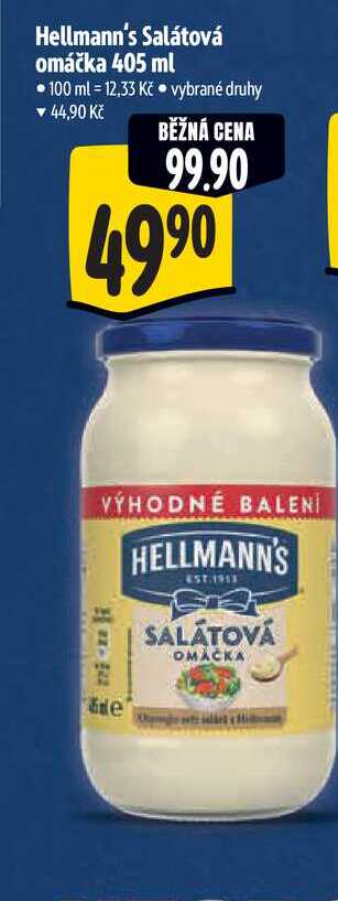 Hellmann's Salátová omáčka 405 ml  