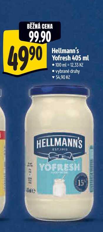   Hellmann's Yofresh 405 ml  