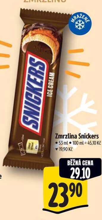   Zmrzlina Snickers 53 ml  
