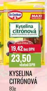 KYSELINA CITRÓNOVÁ 80g 