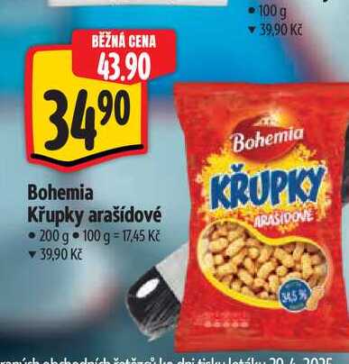   Bohemia Křupky arašídové  200 g 