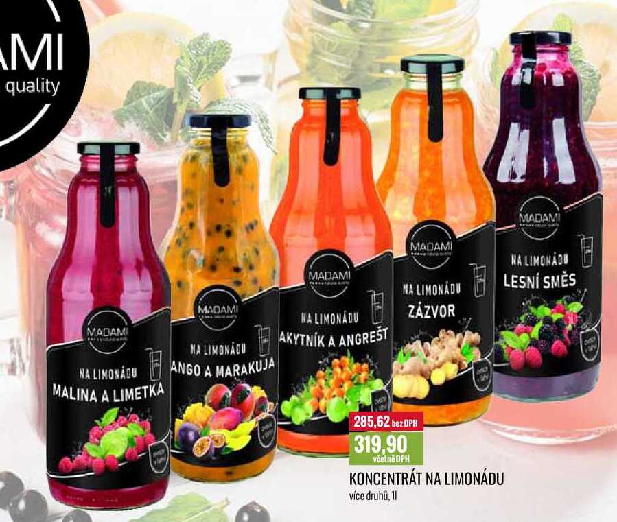 KONCENTRÁT NA LIMONÁDU 1l