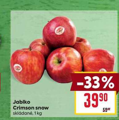 Jablko Crimson snow skládané, 1 kg 