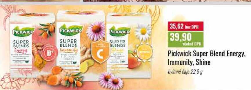 Pickwick Super Blend Energy, Immunity, Shine 22,5 g 