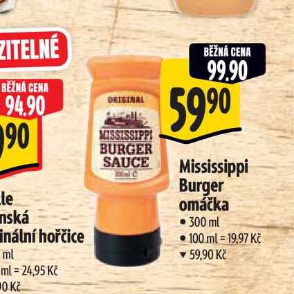   Mississippi Burger omáčka 300 ml 
