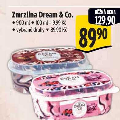 Zmrzlina Dream & Co. 900 ml 
