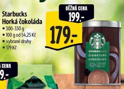 Starbucks Horká čokoláda, 300-330 g 