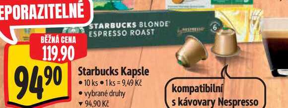 Starbucks Kapsle, 10 ks 