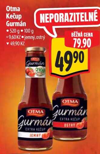 Otma Kečup Gurmán, 520 g