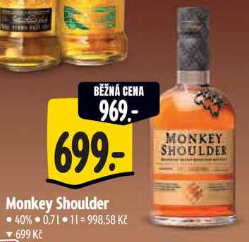 Monkey Shoulder, 0,7 l