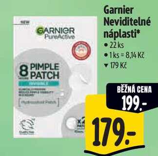 Garnier Neviditelné náplasti, 22 ks