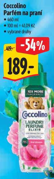 Coccolino Parfém na praní, 460 ml