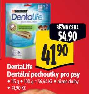 DentaLife Dentální pochoutky pro psy, 115 g