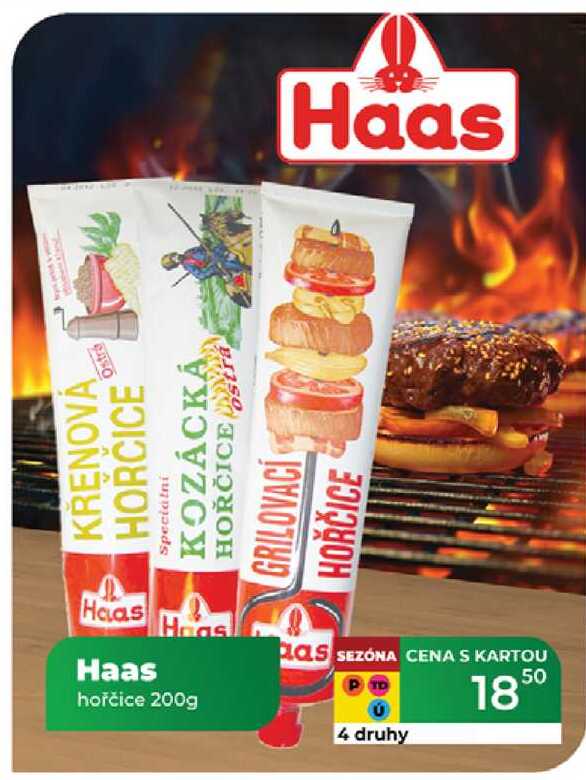 Haas hořčice 200g 