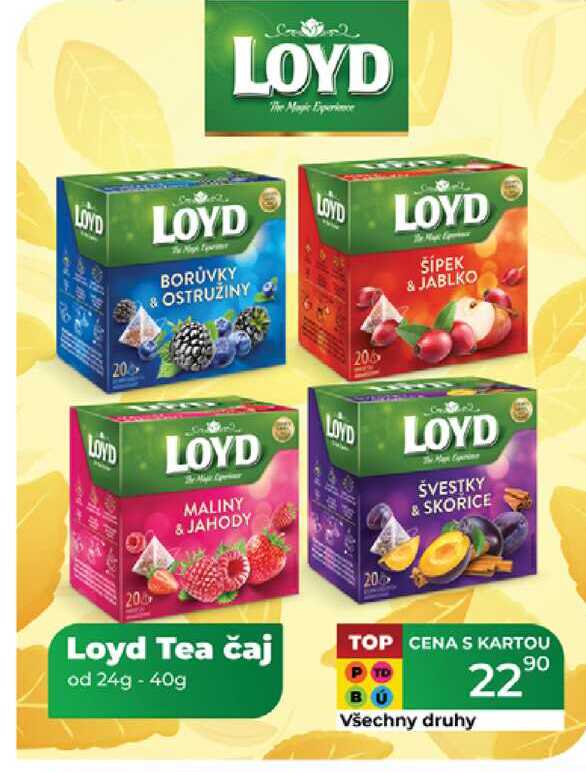 Loyd Tea čaj od 24g - 40g 