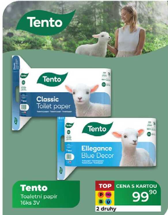 Tento Toaletní papír 16ks 3V  