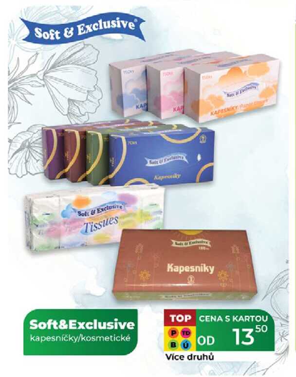 Soft&Exclusive kapesníčky/kosmetické  