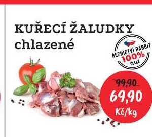 KUŘECÍ ŽALUDKY chlazené 1kg 