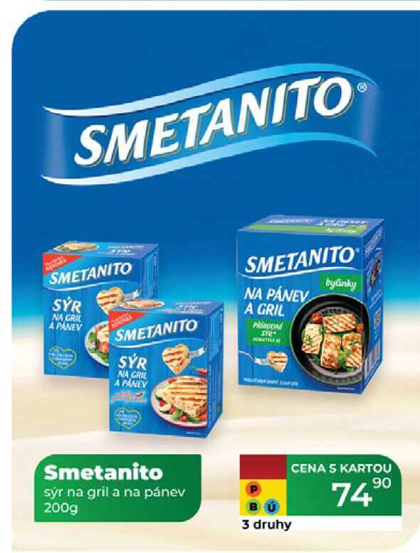 Smetanito sýr na gril a na pánev 200g 