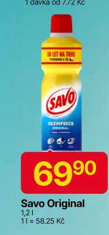 Savo Original dezinfekční prostředek 1,2l