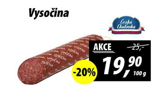 Vysočina, 100 g 