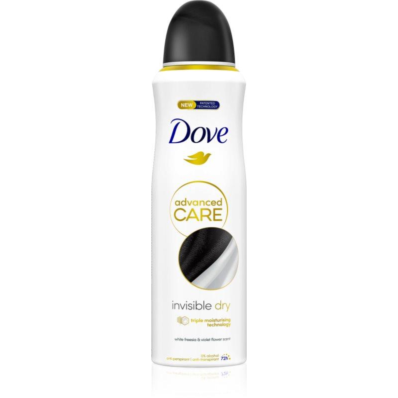 Dove Advanced Care Invisible Dry antiperspirant ve spreji 72h White Freesia & Violet Flower 200 ml