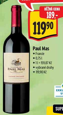 Paul Mas, 0,75 l