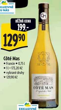 Côté Mas, 0,75 l