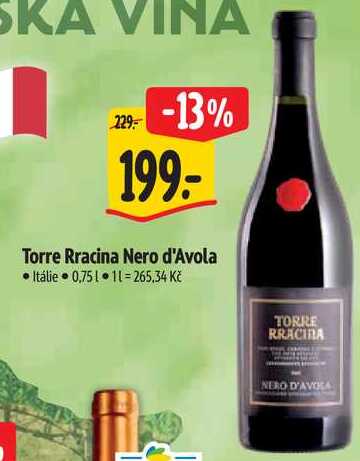 Torre Rracina Nero d'Avola, 0,75 l