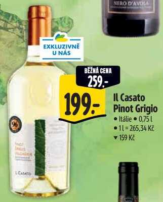 Il Casato Pinot Grigio, 0,75 l