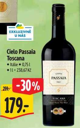 Cielo Passaia Toscana, 0,75 l