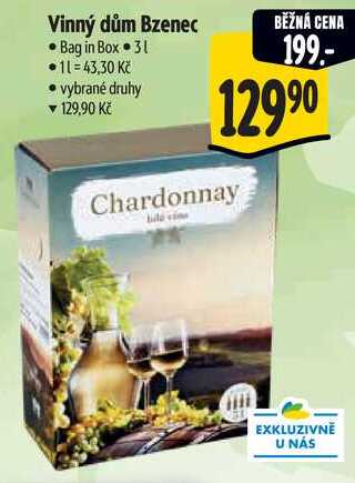Vinný dům Bzenec, 3 l