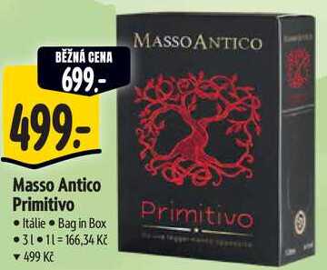 Masso Antico Primitivo, 3 l