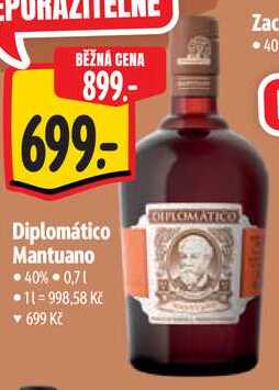 Diplomático Mantuano, 0,7 l